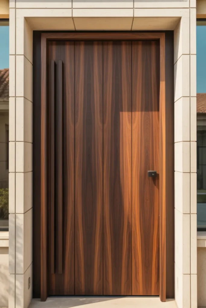 main door veneer design