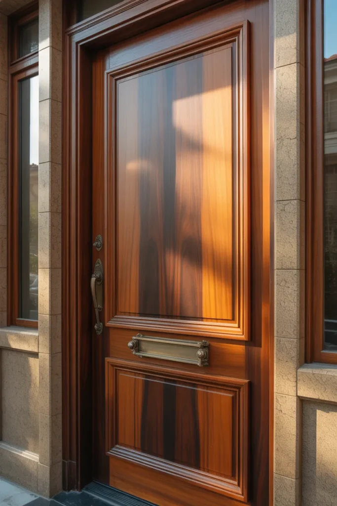 main door veneer design