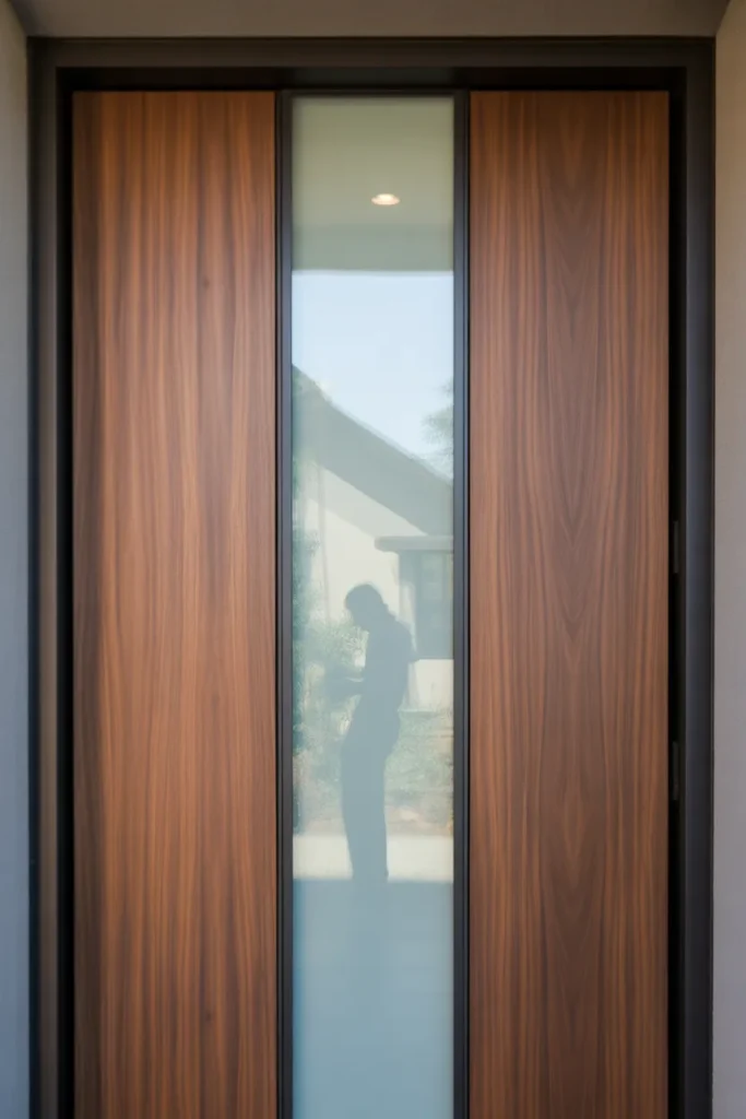 main door veneer design