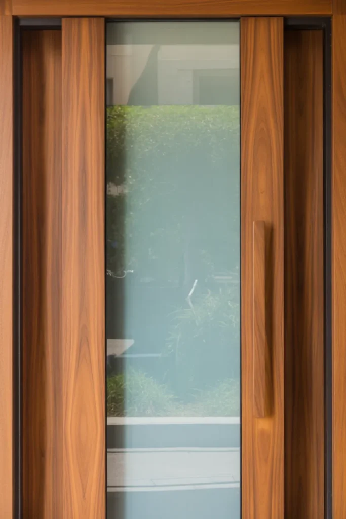 main door veneer design