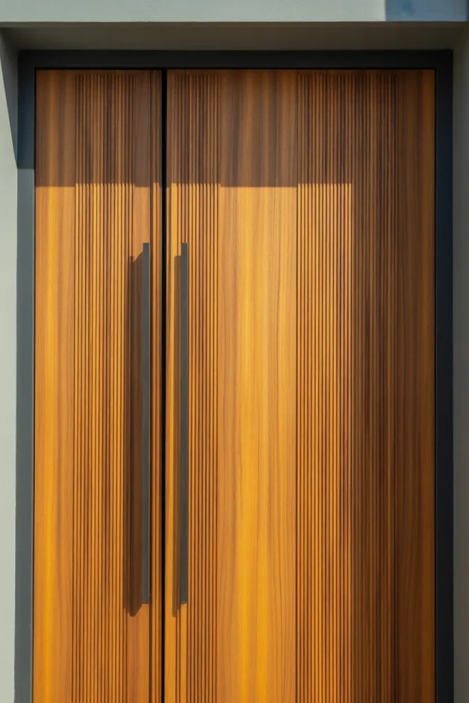 main door veneer design