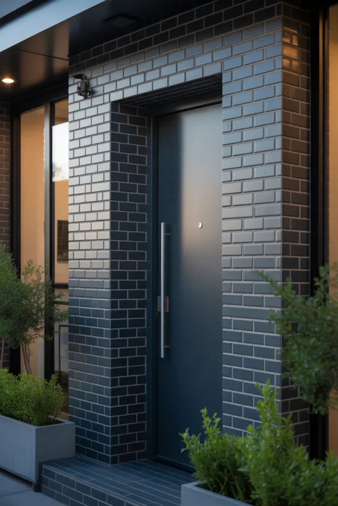 main door wall tiles design