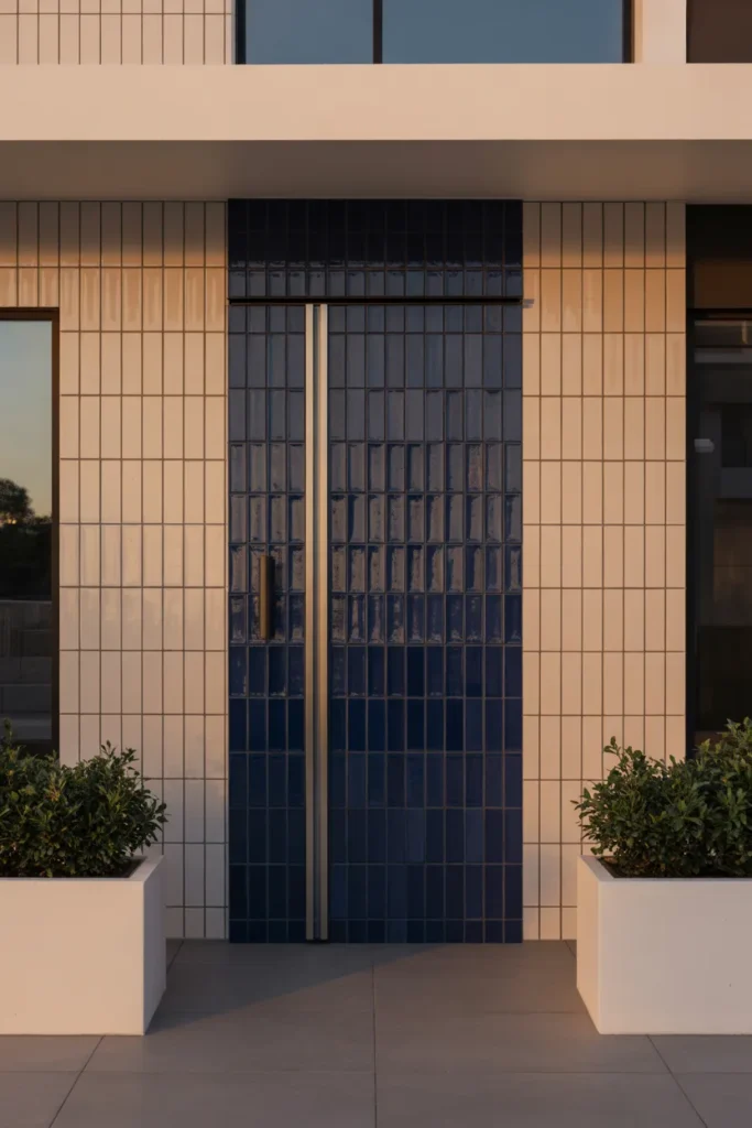 main door wall tiles design