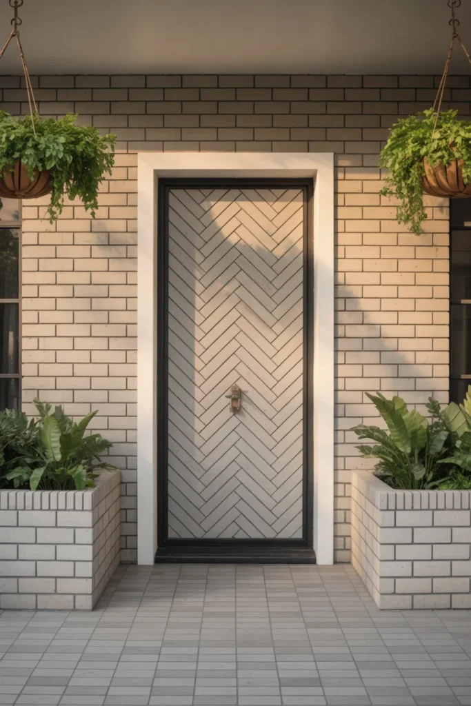 main door wall tiles design