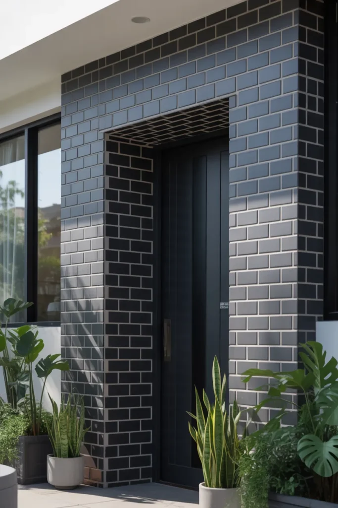 main door wall tiles design