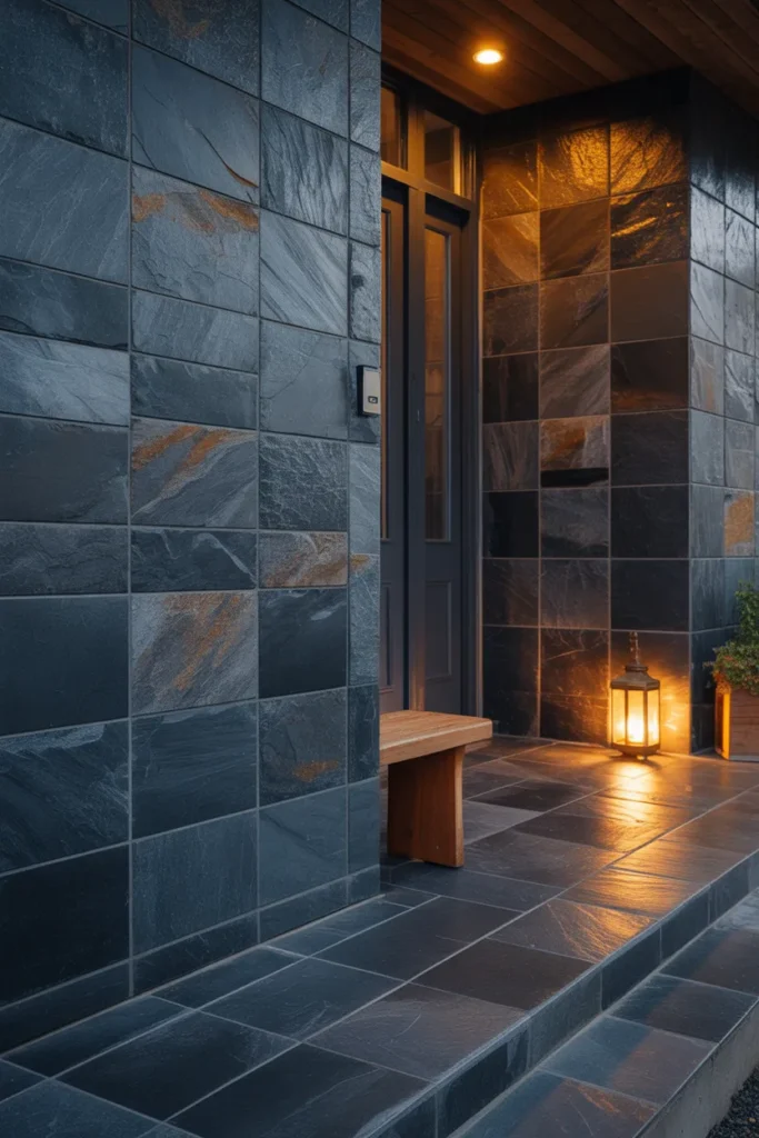 main door wall tiles design