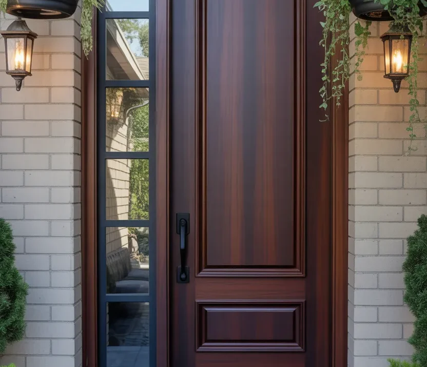 20 Main Door with Window Design