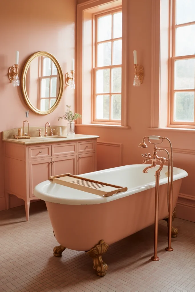 pink bathroom ideas decor