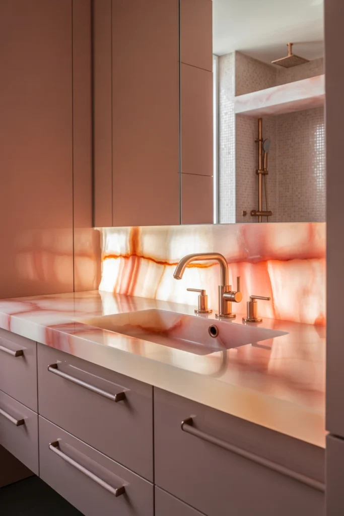 pink bathroom ideas decor