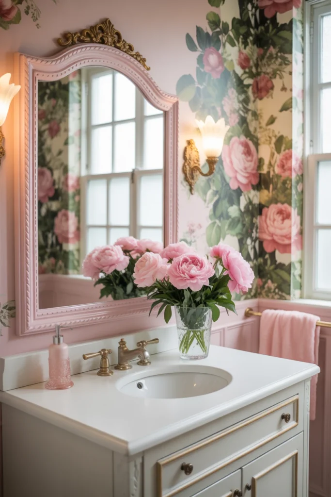 pink bathroom ideas decor