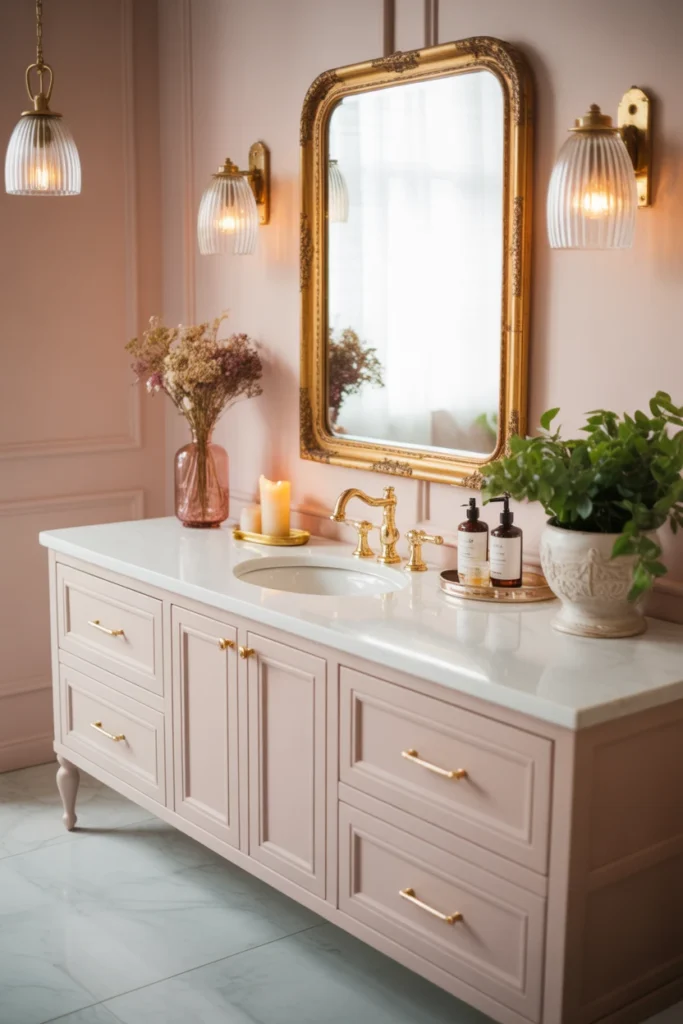 pink bathroom ideas decor