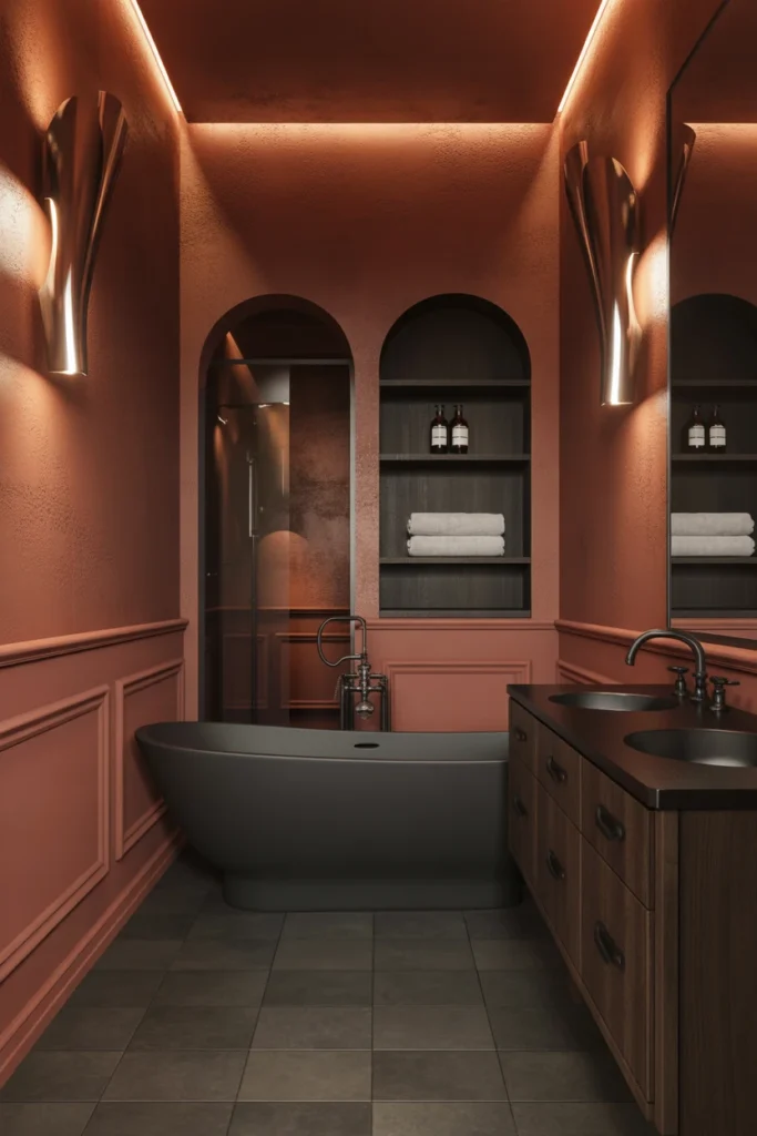 pink bathroom ideas decor