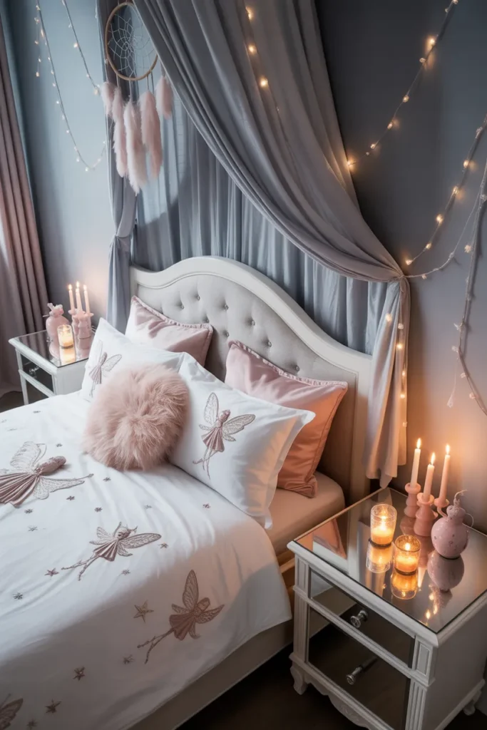 pink white and grey bedroom ideas
