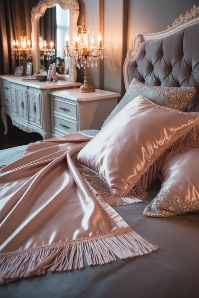 pink white and grey bedroom ideas