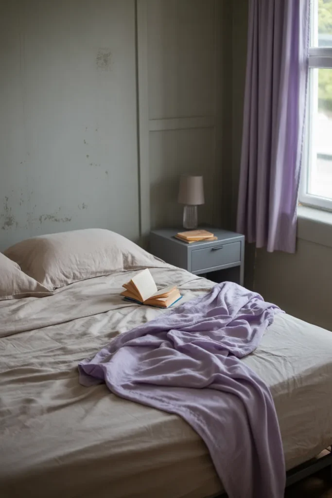 purple and grey bedroom ideas