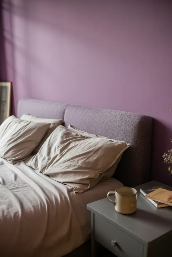 purple and grey bedroom ideas