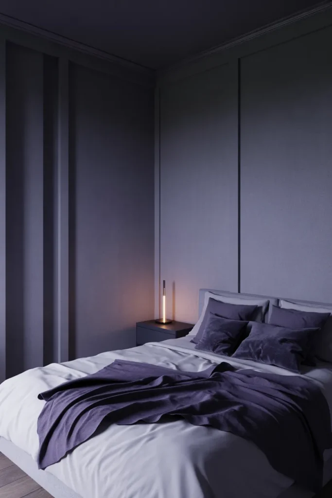 purple and grey bedroom ideas