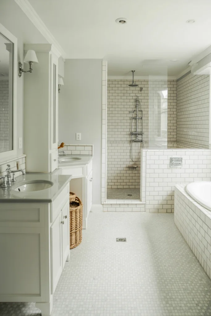 silver bathroom decor ideas