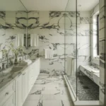silver bathroom decor ideas