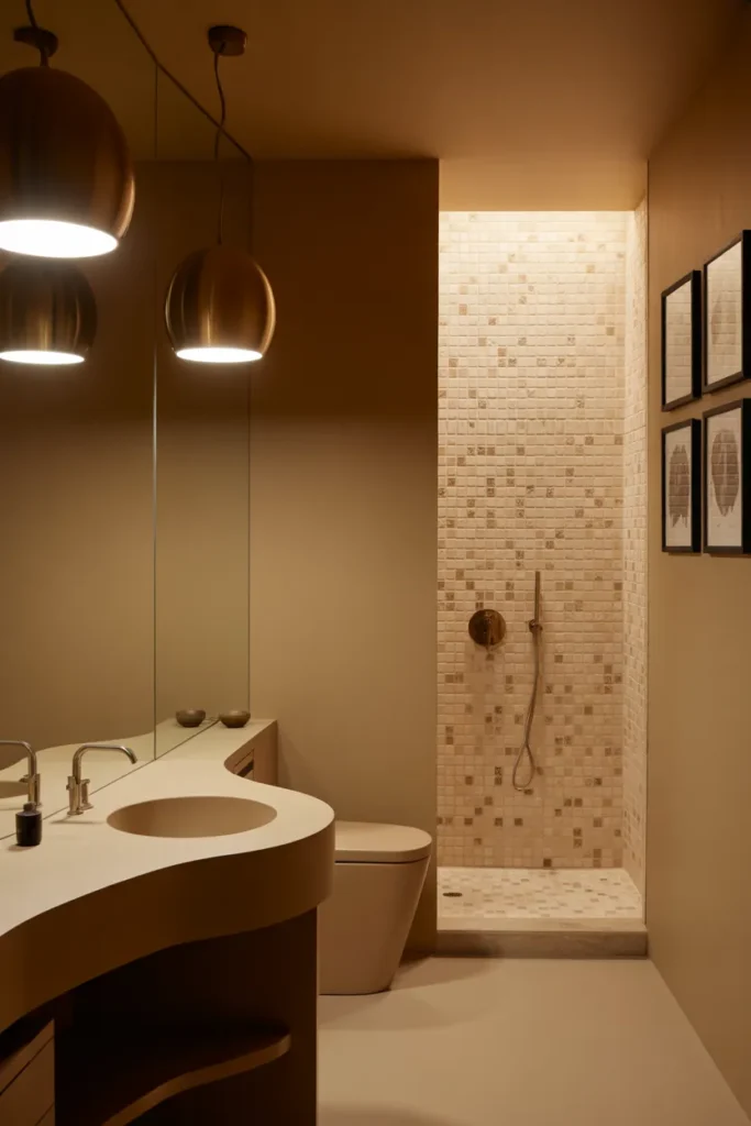 tan bathroom ideas decor