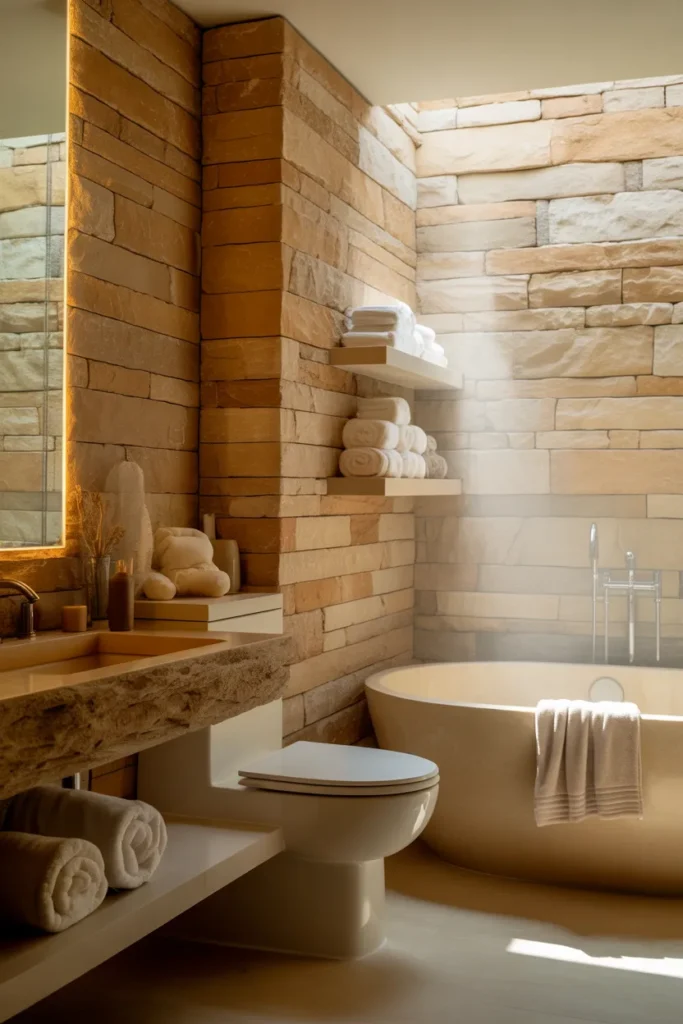 tan bathroom ideas decor