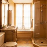 tan bathroom ideas decor