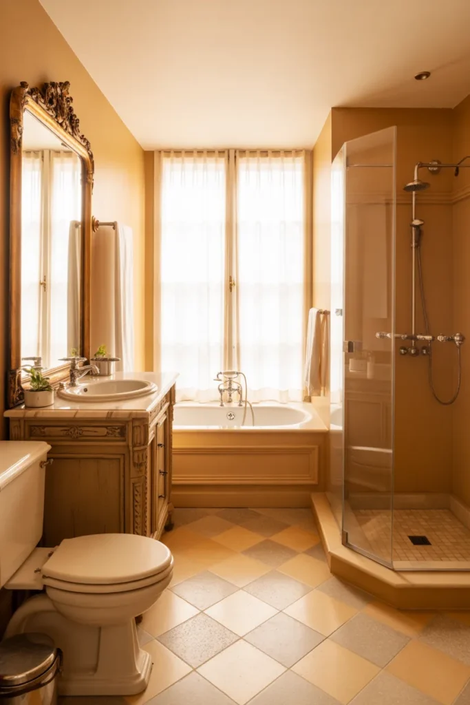 tan bathroom ideas decor