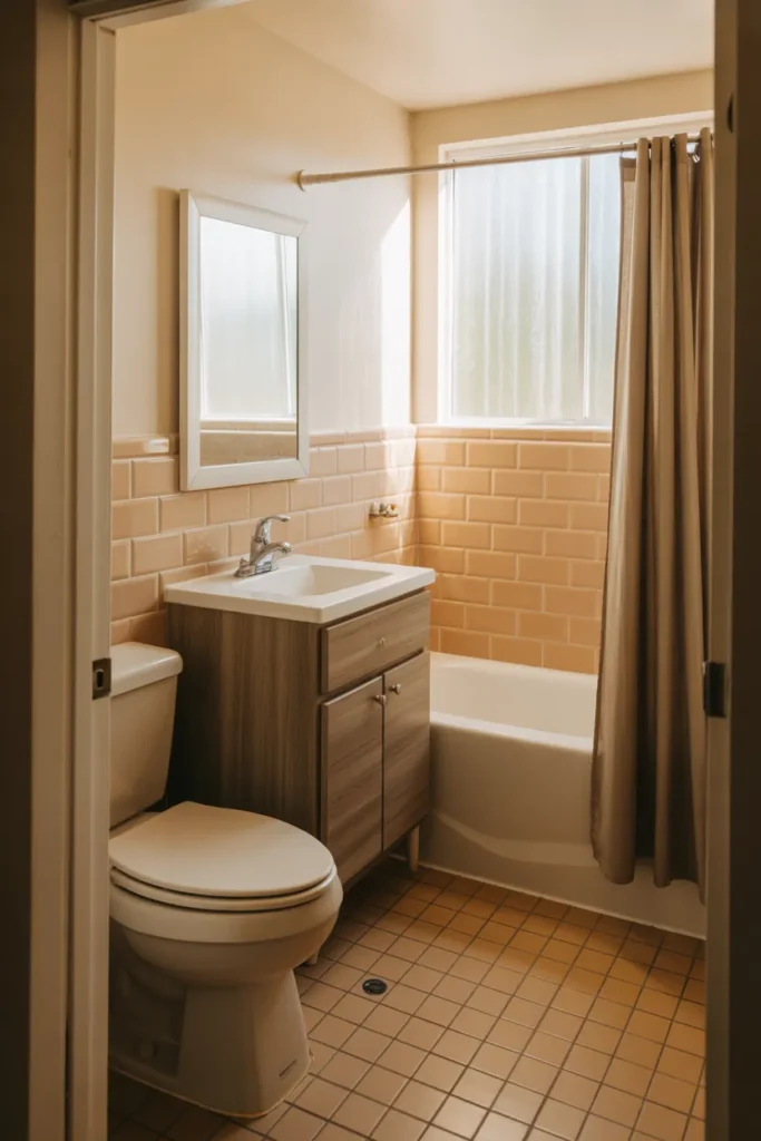 tan bathroom ideas decor