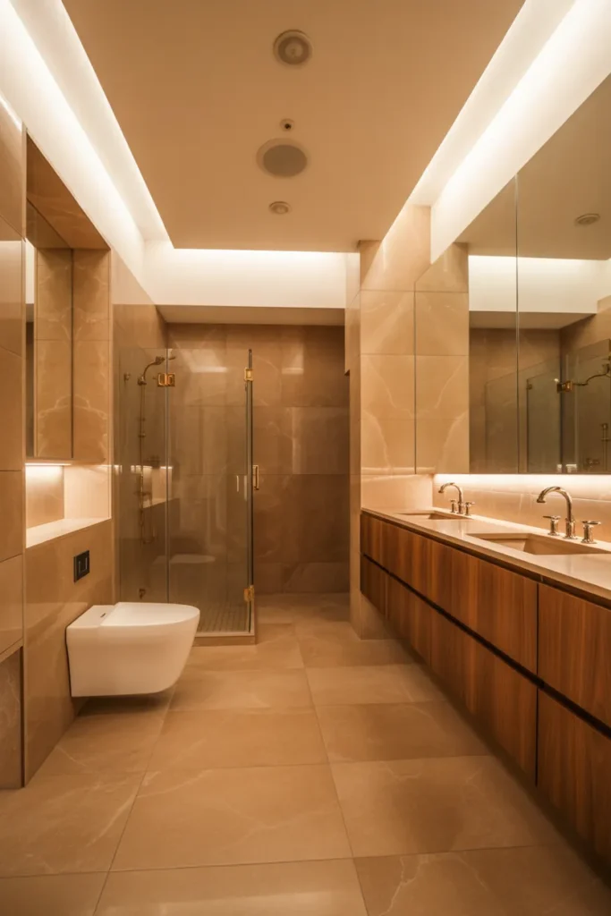 tan bathroom ideas decor