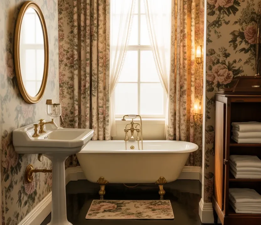 16 Vintage Bathroom Decor Ideas