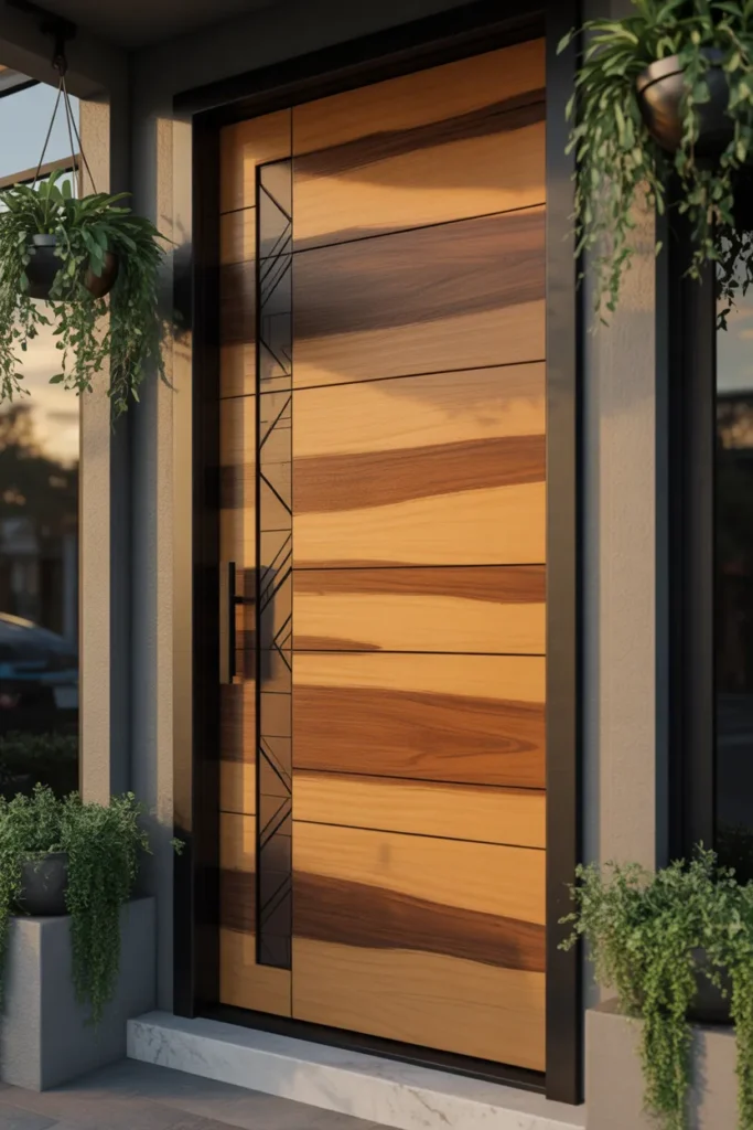 wooden main door design