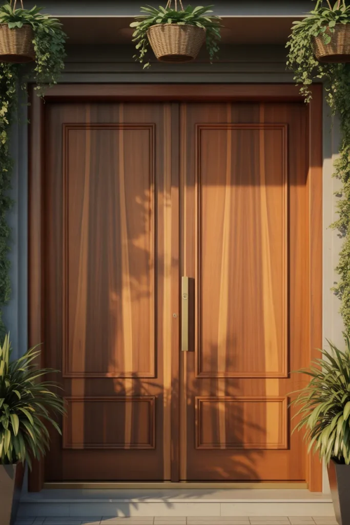 wooden main door design