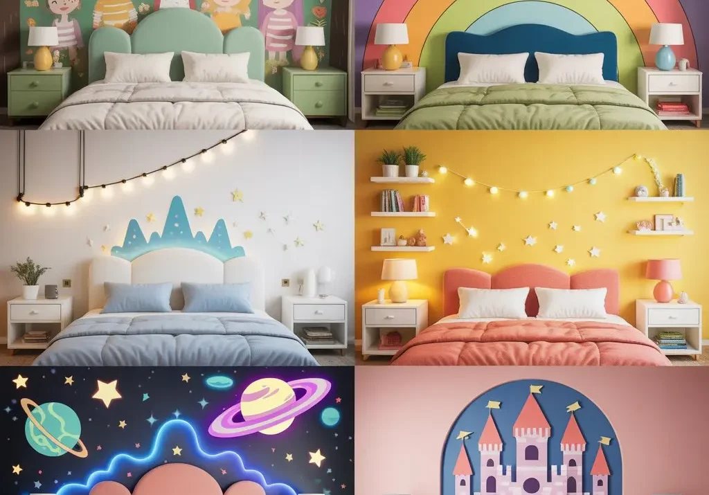 15 Creative Kids Room Bed Back Wall Design Ideas That Spark Imagination