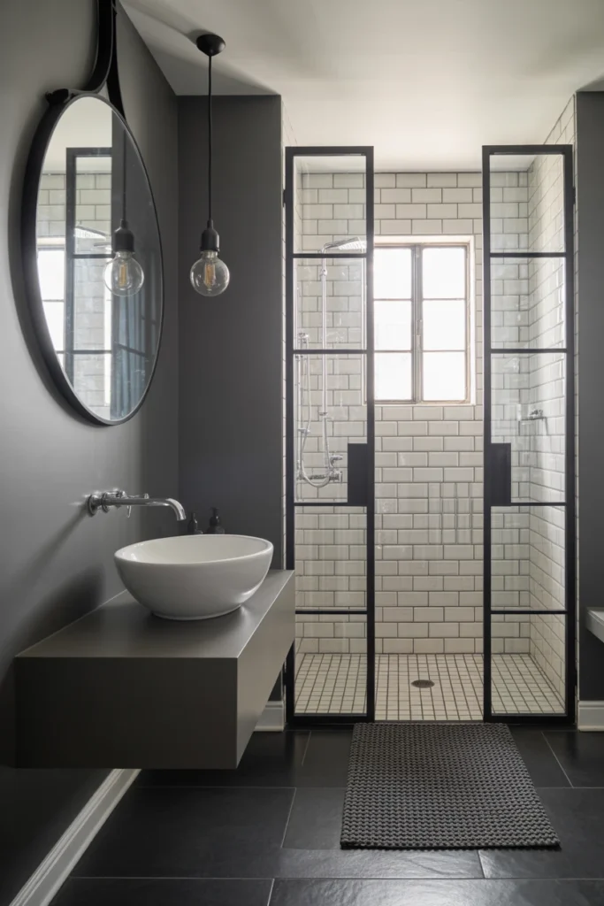 black and white bathroom decor ideas