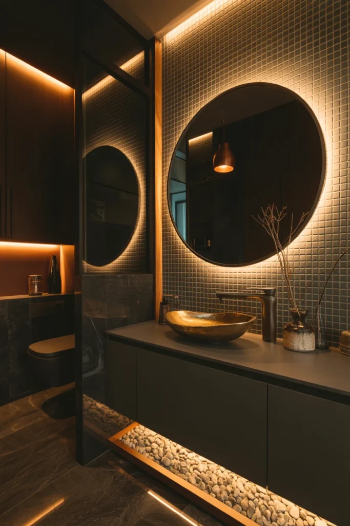 black bathroom decor ideas