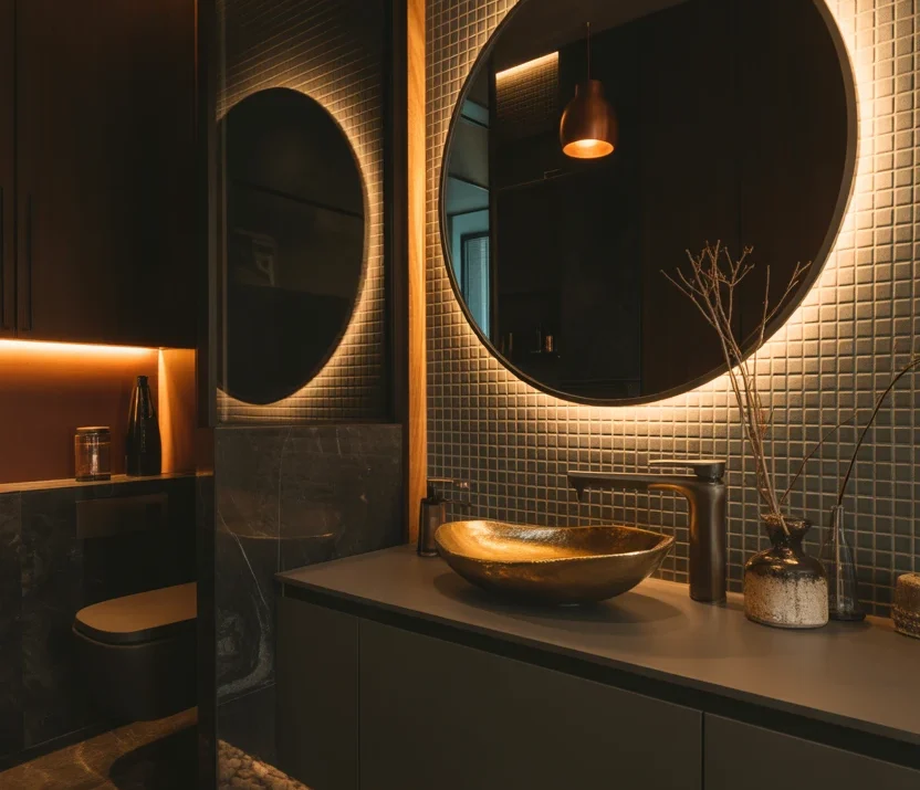 17 Black Bathroom Decor Ideas