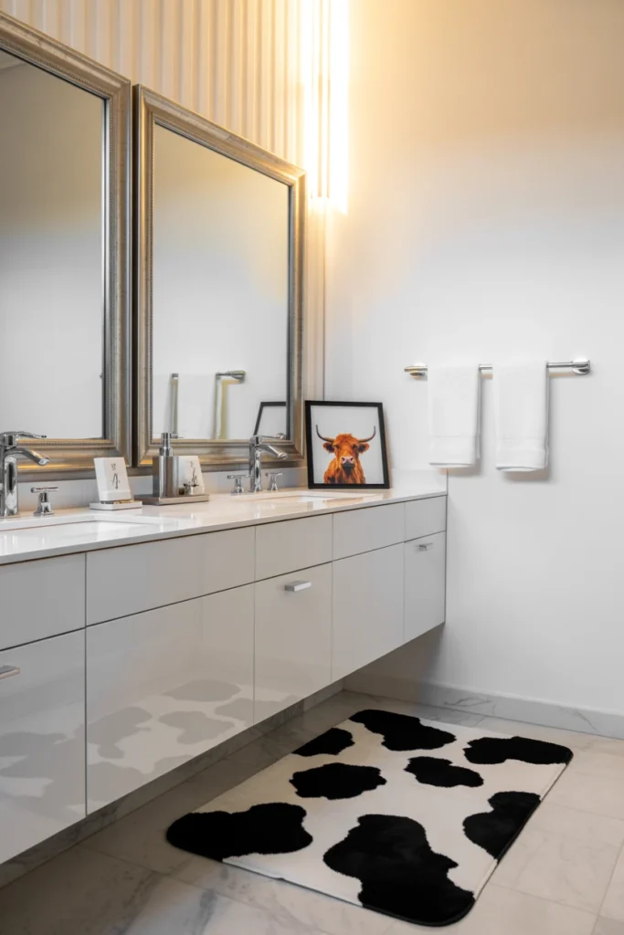 cow bathroom decor ideas