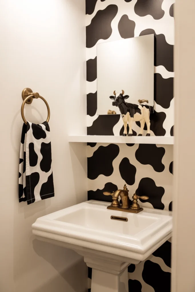cow bathroom decor ideas