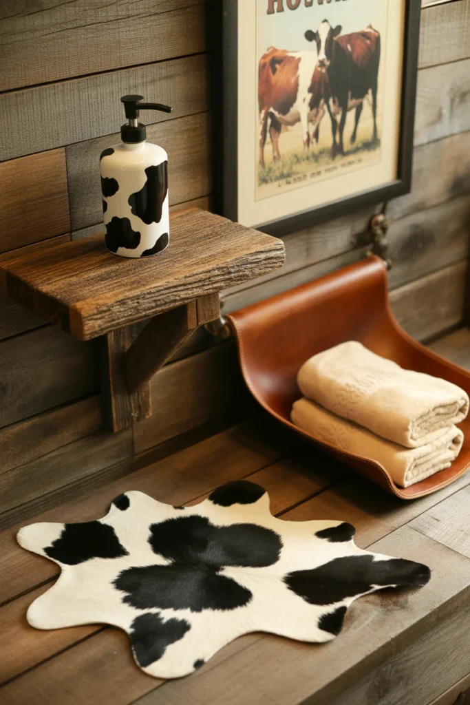 cow bathroom decor ideas