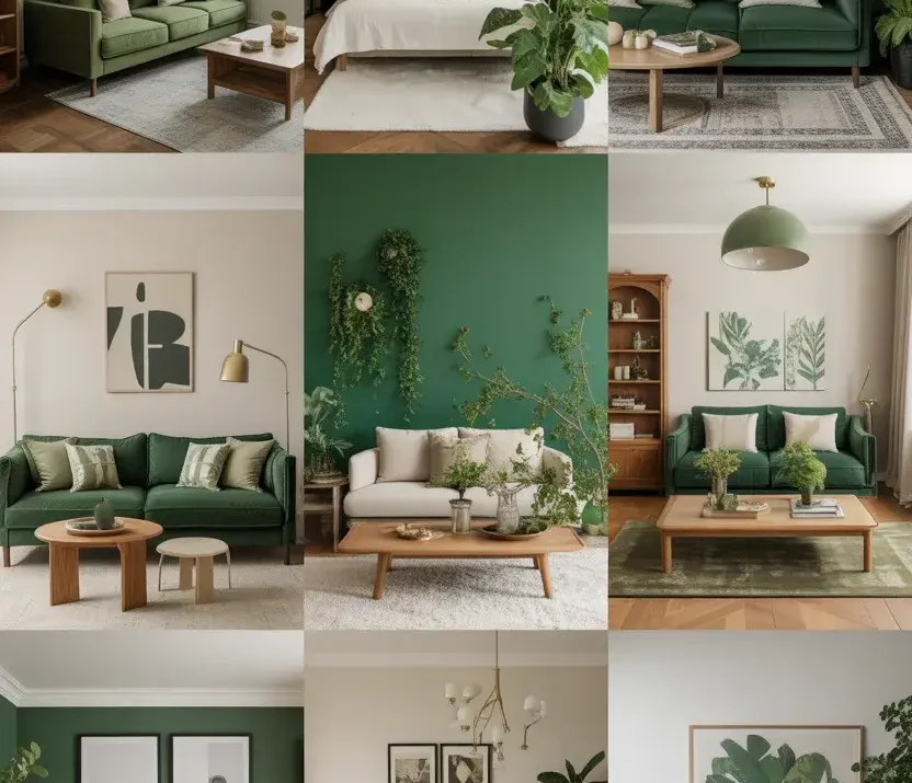 21 Green Living Room Decor Ideas That Feel Fresh, Cozy & Stylish