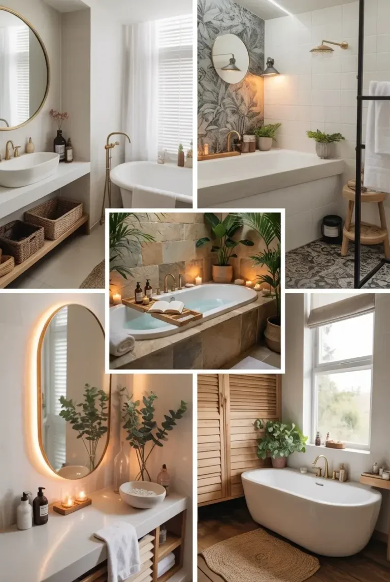 24 Spa Bathroom Ideas That Bring Calm & Luxury