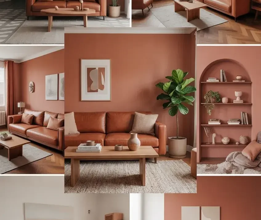 27+ Terracotta Living Room Ideas That Feel Warm, Earthy & Beautiful