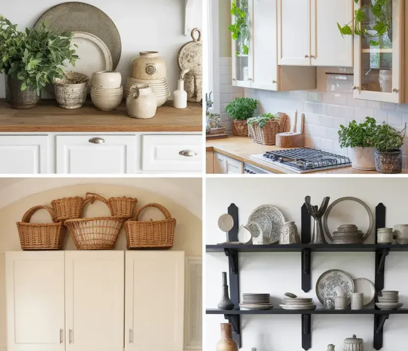 30 Above Kitchen Cabinet Decor Ideas for a Modern Kitchen Look