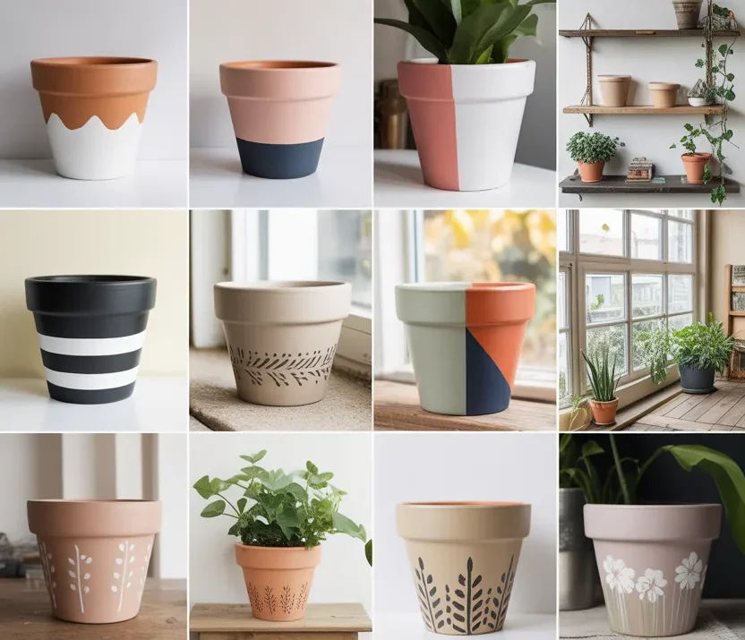 33 Painted Flower Pots That Turn Basic Pots Into Art