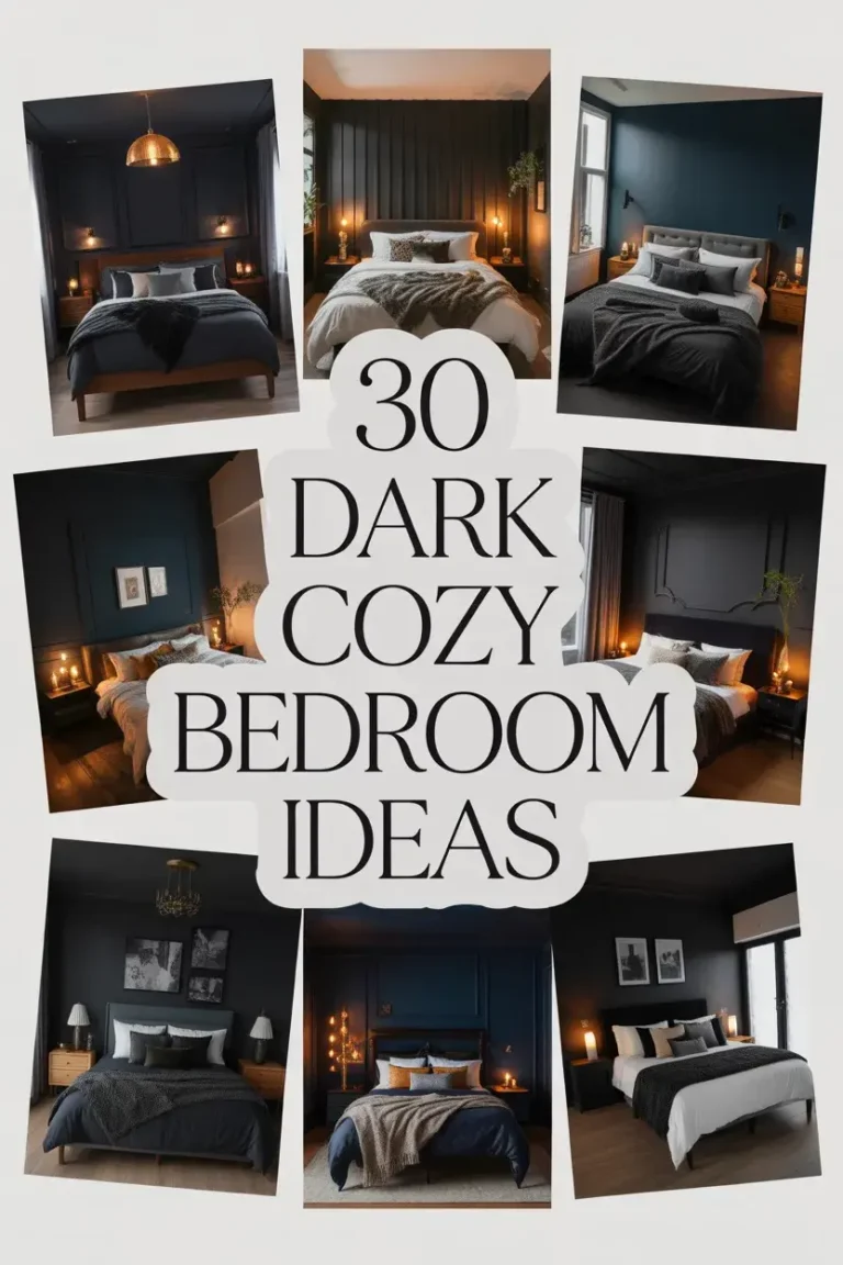 30 Dark Cozy Bedroom Ideas That Feel Warm, Moody & Ultra Relaxing