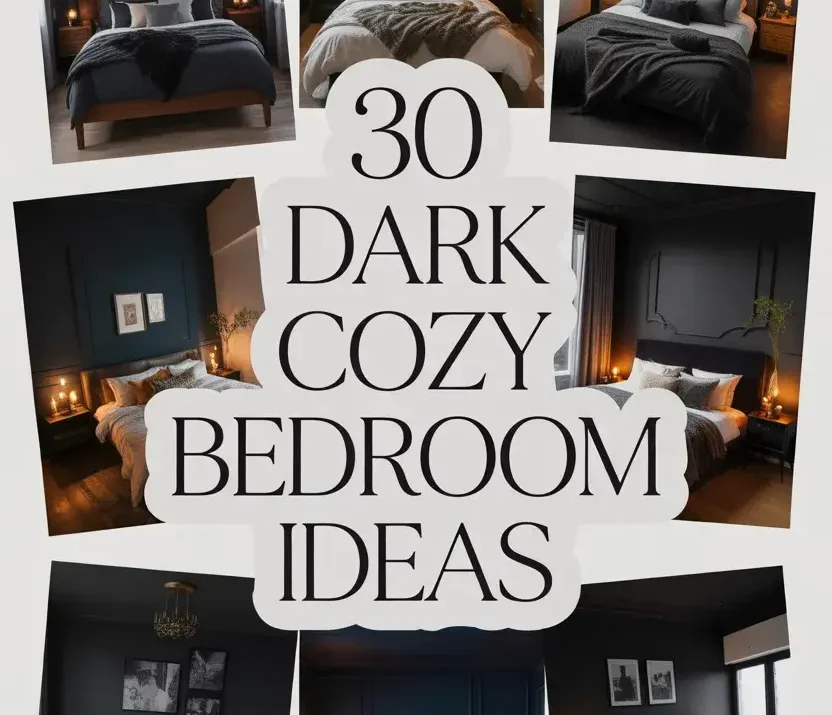 30 Dark Cozy Bedroom Ideas That Feel Warm, Moody & Ultra Relaxing
