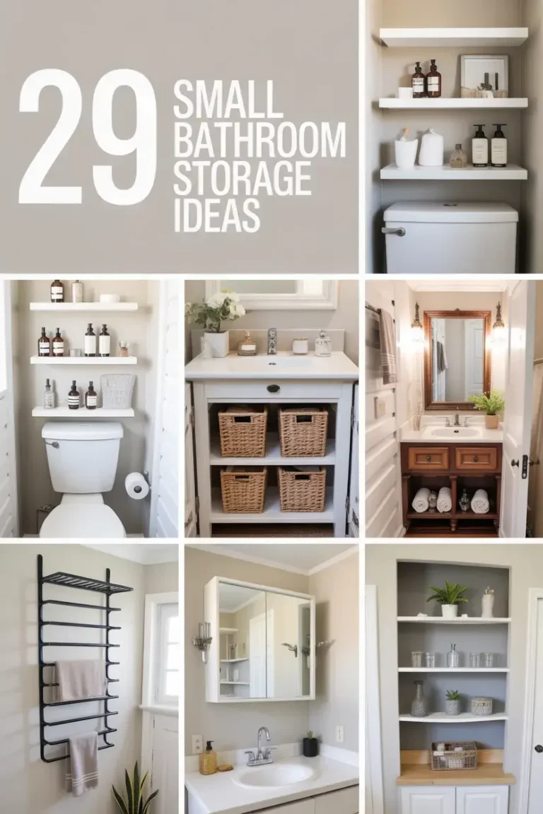 29 Small Bathroom Storage Ideas That Maximize Space Beautifully