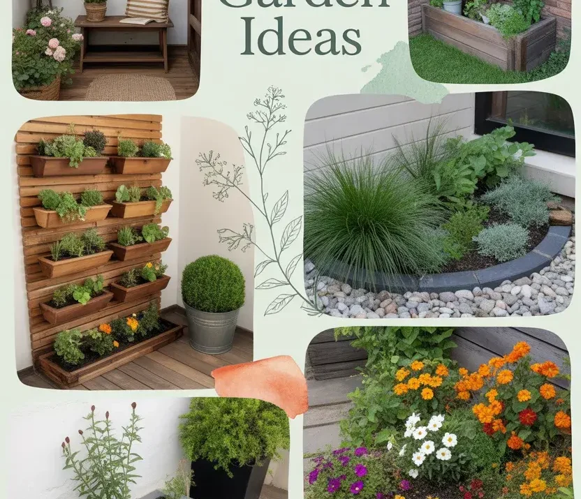 33 Small Corner Garden Ideas Perfect for Tiny Yards & Balconies