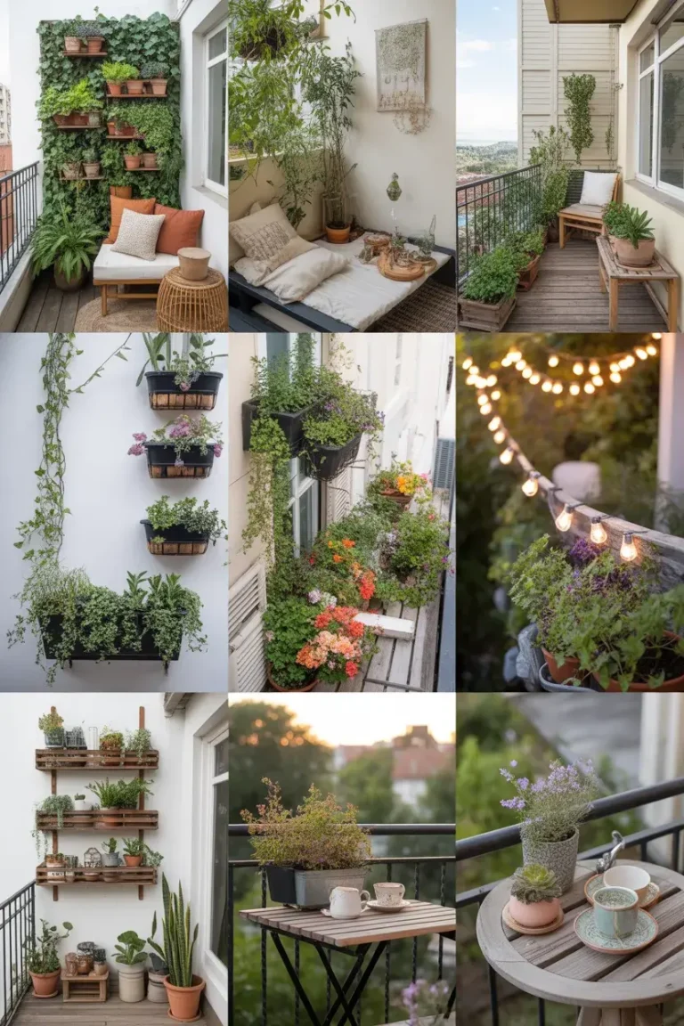 23 Small Balcony Garden Ideas That Make Tiny Spaces Look Magical