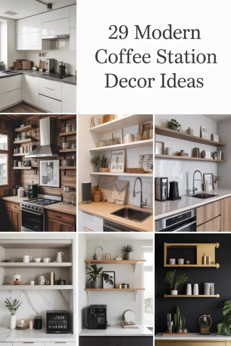 29 Modern Coffee Station Decor Ideas That Feel Cozy, Minimal & Chic